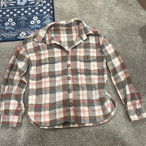 Altaird State NWT Button Shacket/ Flannel